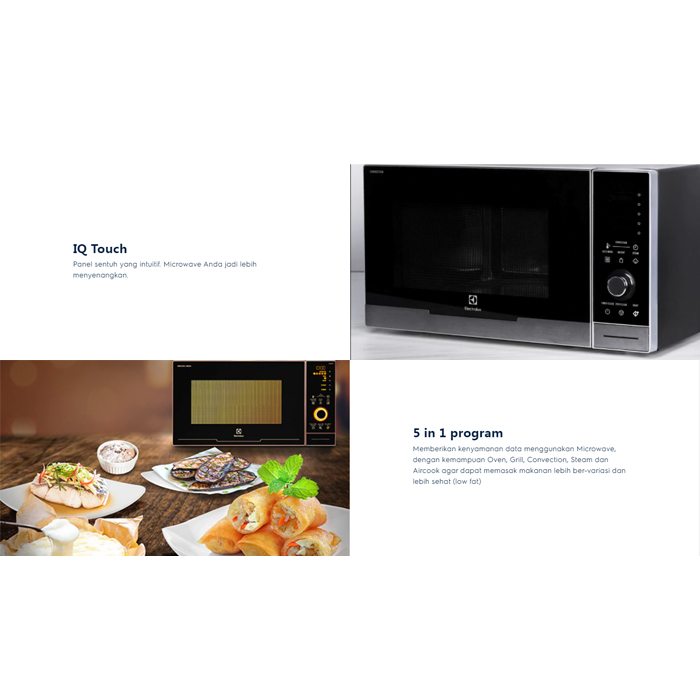 Jual Electrolux Microwave Air Cook 30 L EMS3082CR Wahana Superstore